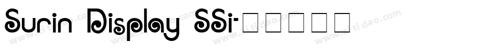 Surin Display SSi字体转换